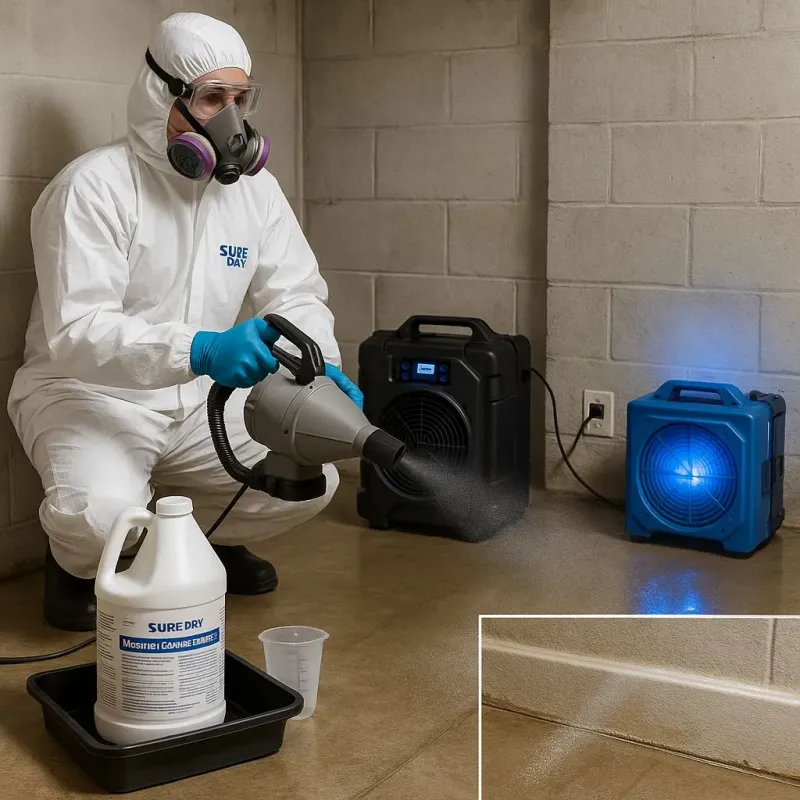 Sanitization and Odor Removal process in Manorville, NY
