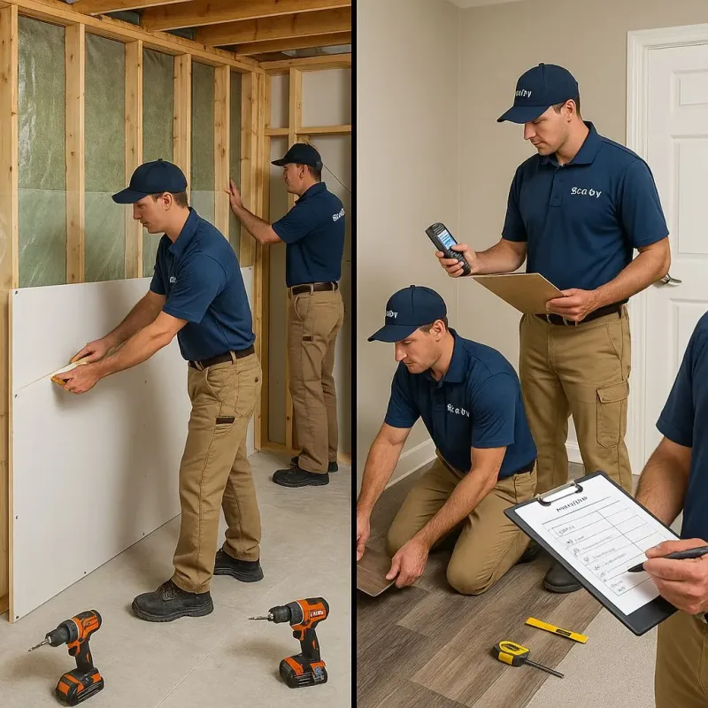 Repairs and Reconstruction process in Manorville, NY